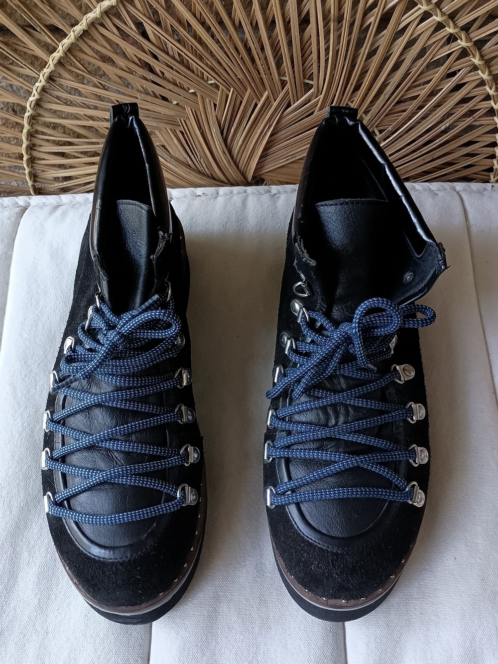 Free People Black Casual Durango Boot with Textured Sole_10